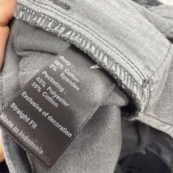 Flint Tinder Pants Men's 30x30 Gray Straight Chino Huckberry Preppy Outdoor - Picture 8 of 10